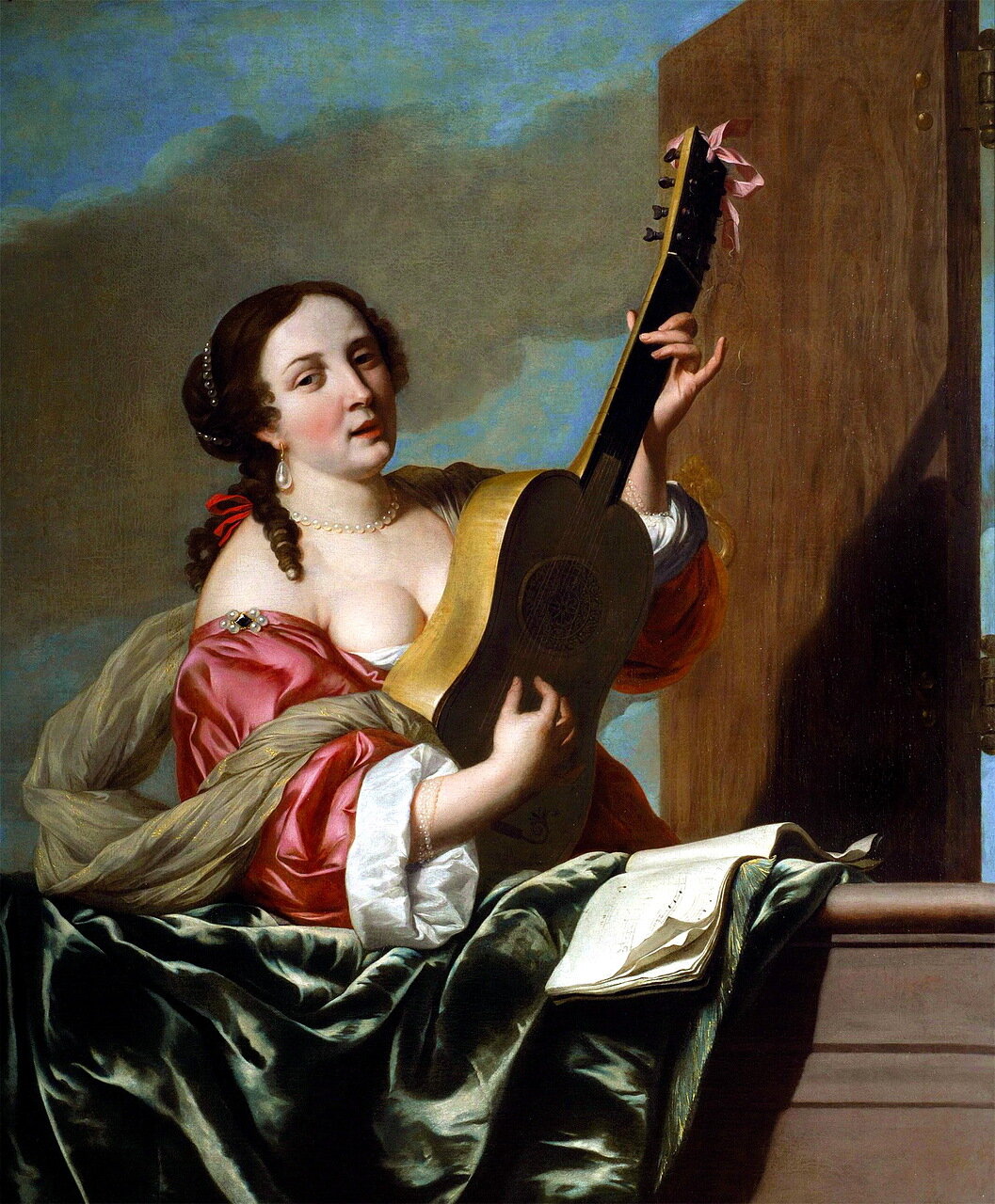 Что такое музыкальный портрет. Johannes van Bronchorst a Lady playing a Guitar on a balcony. Йоханнес Вермеер гитарист. Ван Бронкхорст картины. \Ян Ван Герритс Бронхорст (1603 - 1661) картины.